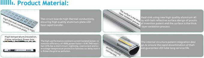 Tubi compatibili 2700-6500K il TDC della zavorra leggera LED T8 con la durata della vita lunga
